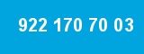 922 170 70 03
